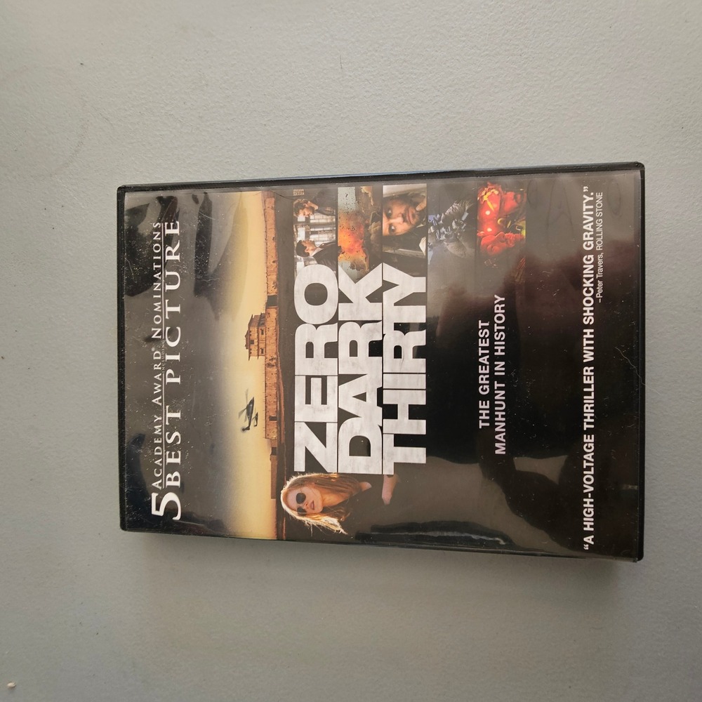 Zero Dark Thirty DVD Kathryn Bigelow Jessica Chastain War Thriller Movie